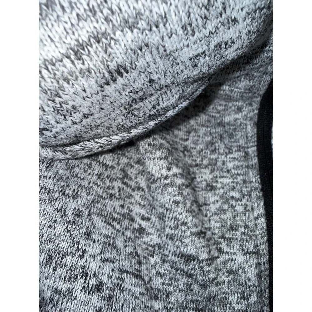 Swiss Tech Men's Fleece Lined Full Zipper Jacket Grey Size XL 46-48 Med Knit